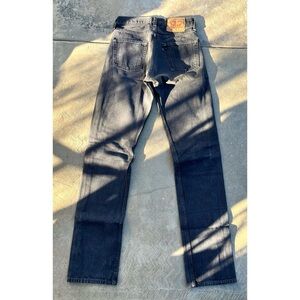 LEVI’S | 501 Gray Button Fly Denim Jeans 28x34